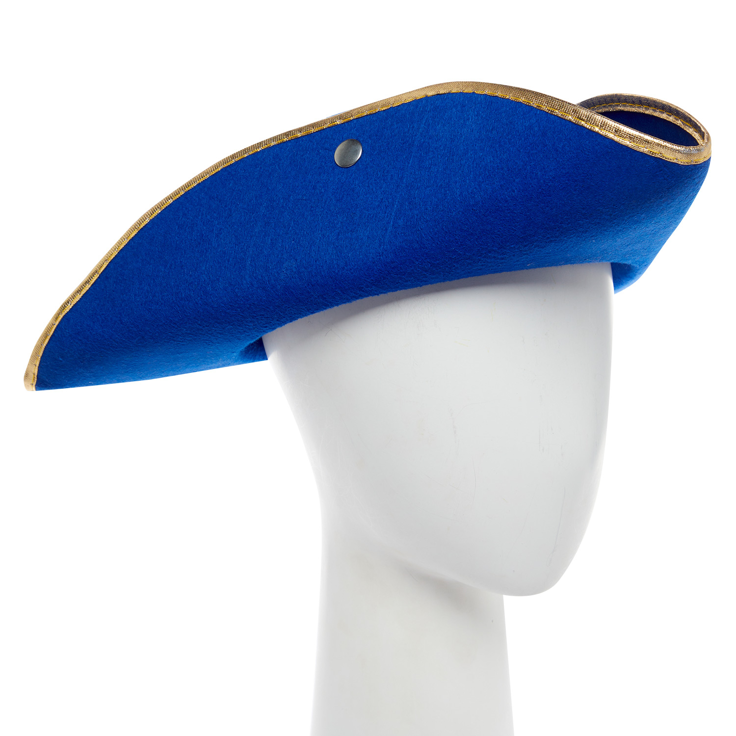 Pirate Hat Blue Gold Edge Size Adult Standard 1 PC Amscan International
